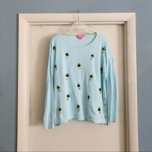 Lilly Pulitzer Caralynn Pineapple Sweater